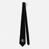 Cravate Skull & Roses | Neck Tie | Black (Devant)