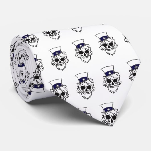 Cravate Skull Sam Tie (Roulé)
