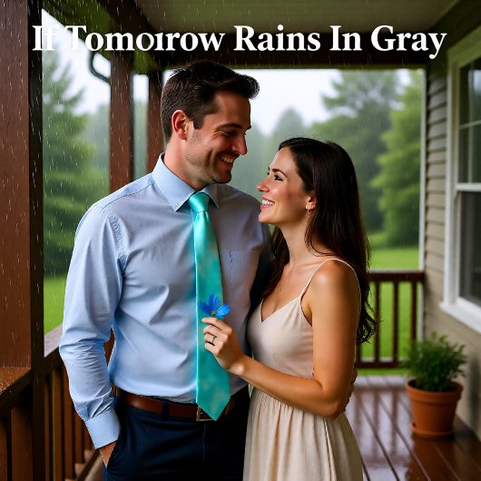 Cravate Skywashed Reverie