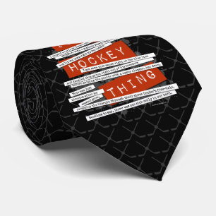 Cravate Slang de hockey