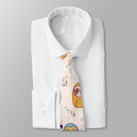 Cravate Sleepy Sloth (Attaché)