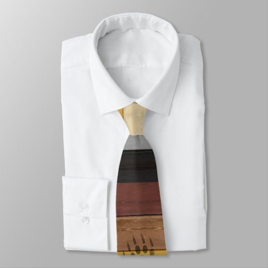 Cravate SlipperyJoe's Bear Pride drapeau de la texture du  (Attaché)