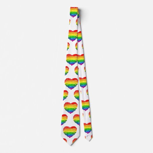 Cravate SlipperyJoe's orgueil griffé dessin en forme de co (Devant)