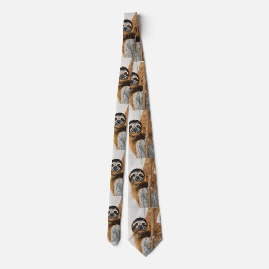 Cravate Sloth design tie (Dos)