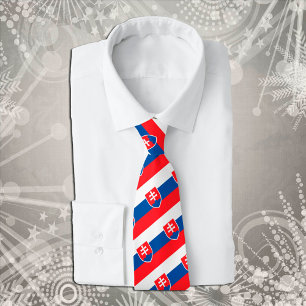 Cravate Slovaquie Cravates, mode Slovaquie Drapeau