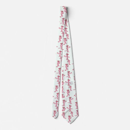 Cravate Small Pink Panther Pattern (Dos)