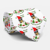 Cravate Smooth Collie Cadeaux de Noël (Roulé)