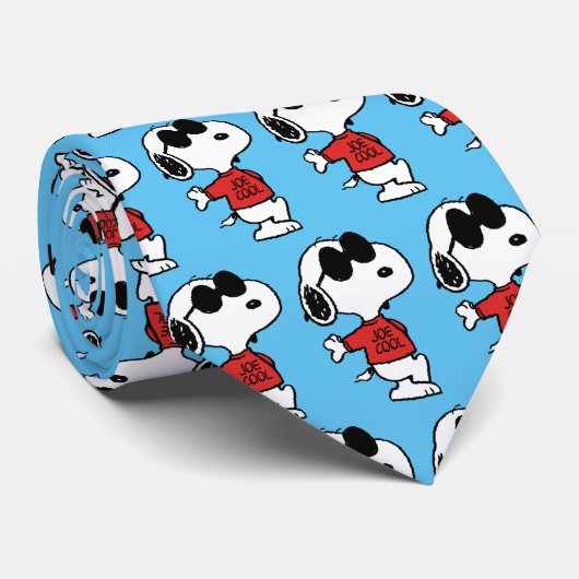 Cravate Snoopy "Joe Cool" debout (Roulé)