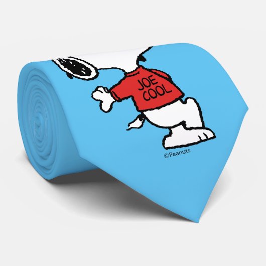 Cravate Snoopy "Joe Cool" debout (Roulé)