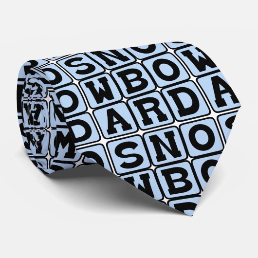 Cravate Snowboard, Winter Sport (Roulé)