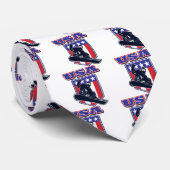 Cravate Snowboardeur USA (Roulé)