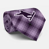 Cravate Snowboarding pourpre (Roulé)