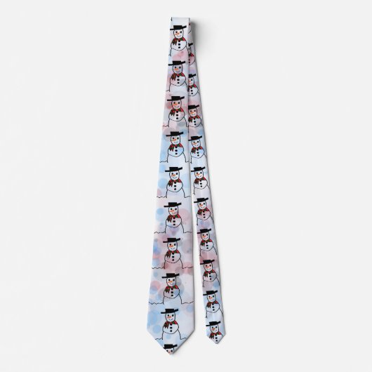 Cravate Snowman (Devant)