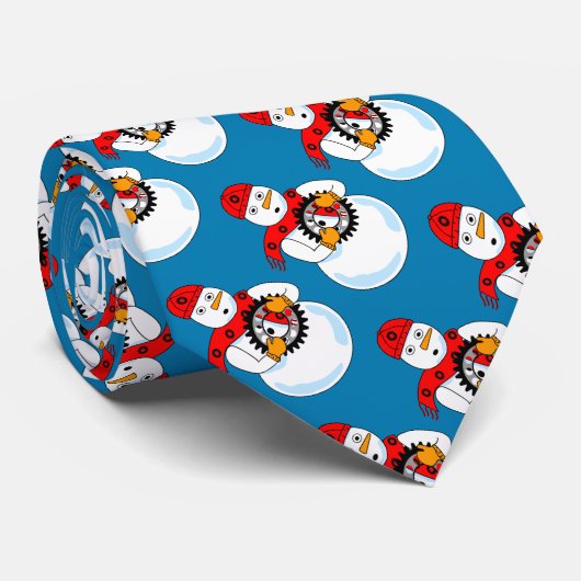 Cravate Snowman mécanique (Roulé)