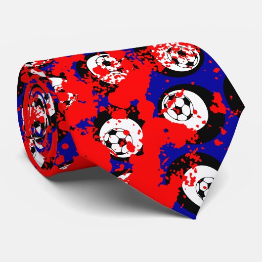 Cravate soccer: (Roulé)