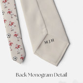 Cravate Soccer Santa Christmas Necktie with Monogram