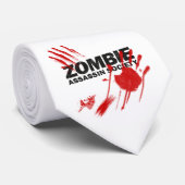 Cravate Société d'assassin de zombi (Roulé)