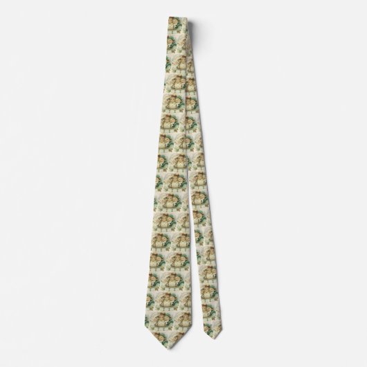 Cravate Soeurs de Noël Vintage, Enfants Victoriens (Devant)