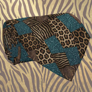 Cravate Soie fausse exotique Luxe Gentleman Animalier