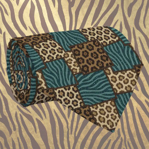 Cravate Soie fausse exotique Luxe Gentleman Animalier