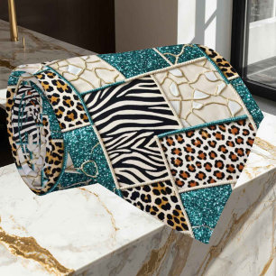 Cravate Soie fausse exotique Luxe Gentleman Animalier