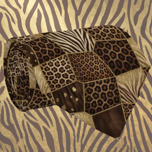 Cravate Soie fausse exotique Luxe Gentleman Animalier