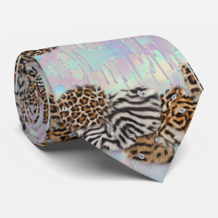 Cravate Soie fausse exotique   Luxe Gentleman Animalier