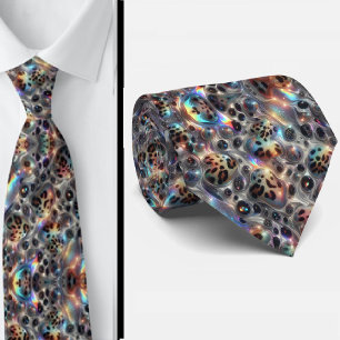 Cravate Soie fausse exotique Opale tendance de luxe Gent