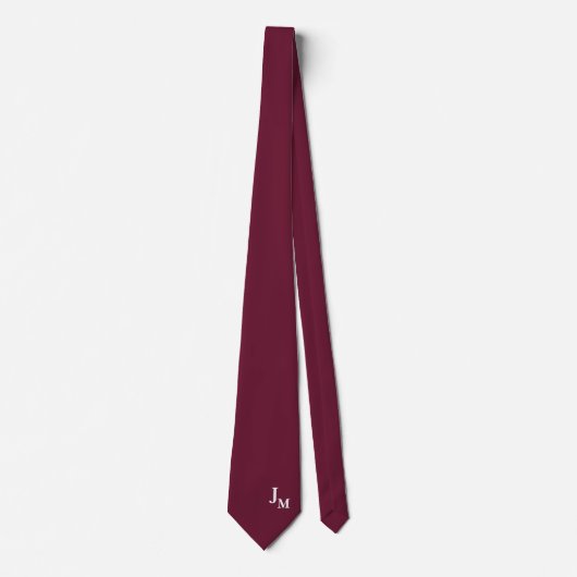 Cravate Soie fausse Monogram | Uni couleur Gentleman's (Devant)