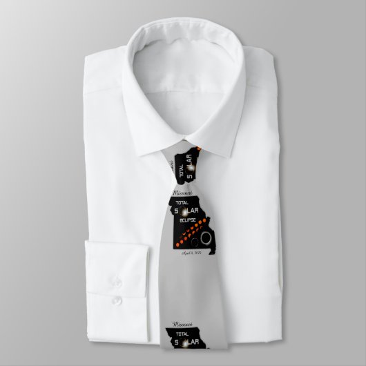 Cravate solaire Eclipse du Missouri (Attaché)