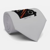 Cravate solaire Eclipse du Missouri (Roulé)