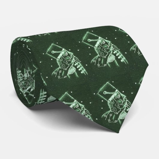 Cravate Soldat de jouet dans vert-foncé (Roulé)