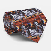 Cravate Soldats de robots militaires de science-fiction vi (Roulé)