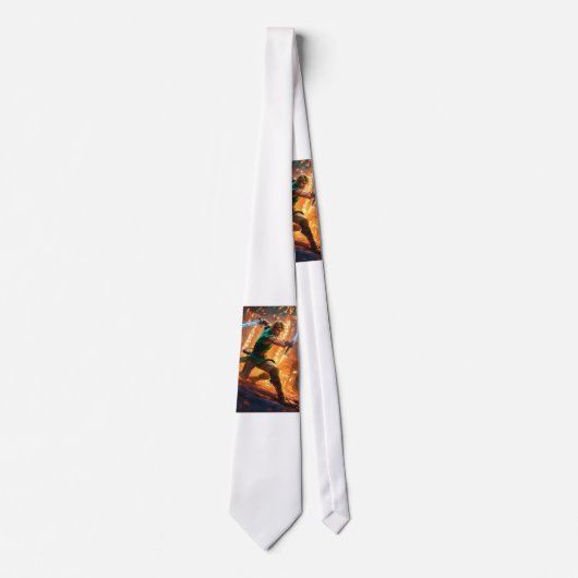 Cravate Soldier Designed Print Socks (Devant)