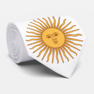 Cravate Soleil argentin