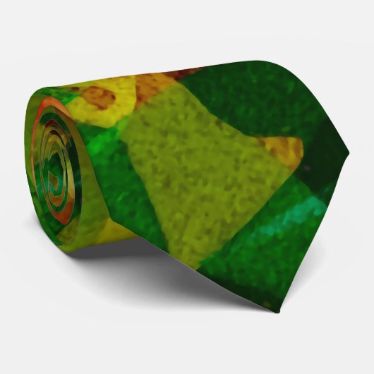 Cravate Soleil Jungle (Roulé)