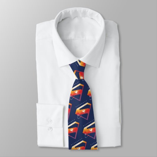 Cravate Soleil Tourner Superman Shield (Attaché)