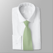Cravate Solid Jade Green Celadon  (Attaché)