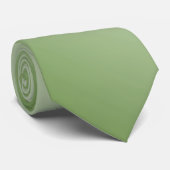 Cravate Solid Jade Green Celadon  (Roulé)