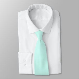 Cravate Solide camée vert menthe doux turquoise
