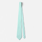 Cravate Solide camée vert menthe doux turquoise (Devant)