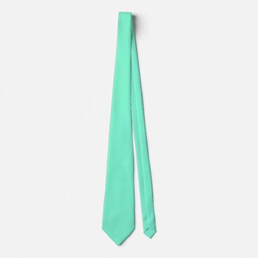 Cravate Solide, menthe, vert (Devant)