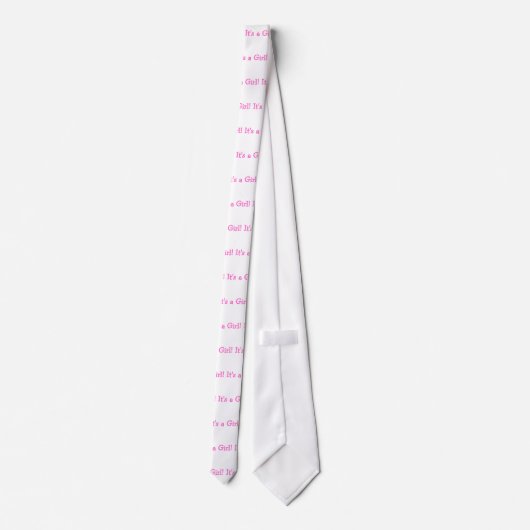 Cravate Son un rose de fille (Dos)