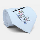 Cravate Soq Singe Infirmière J'appelle les coups cadeaux (Roulé)