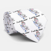 Cravate Soq Singe Infirmière J'appelle les coups cadeaux (Roulé)