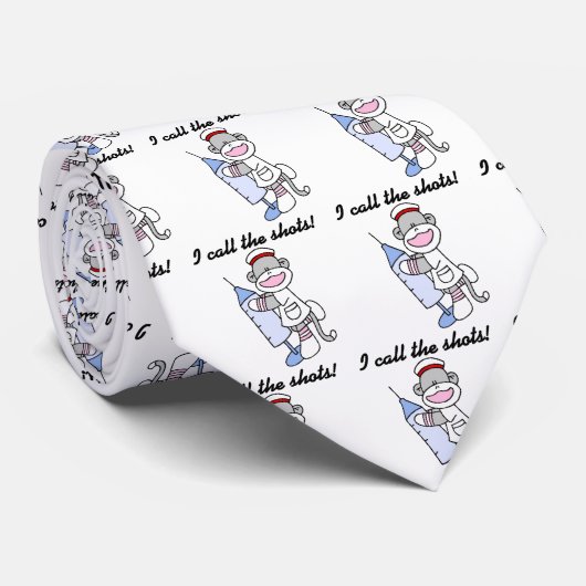 Cravate Soq Singe Infirmière J'appelle les coups cadeaux (Roulé)