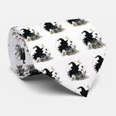 Cravate Sorcière contemporaine d'Halloween (Roulé)