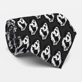 Cravate Sorcières volantes éffrayantes sur baguettes à bal (Roulé)