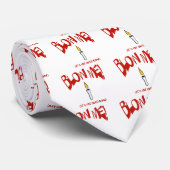 Cravate SOUFFLEZ-MOI, IL est MON ANNIVERSAIRE (Roulé)