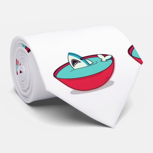 Cravate Soupe Fin Requin (Roulé)